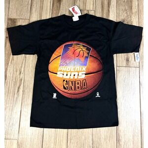 Vintage 90s Phoenix Suns Nutmeg Mills NBA T Shirt XL USA Made Deadstock NWt